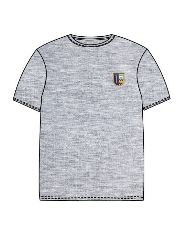 PE T-Shirt S.S. Grey  (12-14)