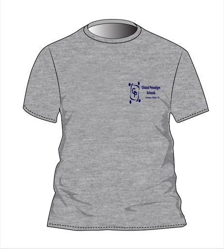 PE T-Shirt S.S. Grey (adult sizes XS-5XL)
