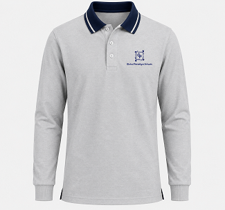 Polo Shirt  L.S. Grey (3-14)