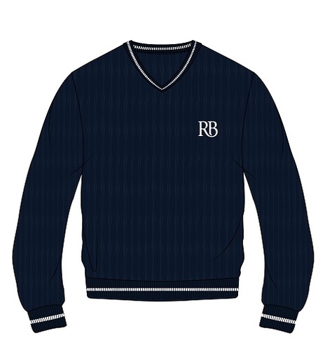 Pullover Navy x White (Acrylic) (2-16)