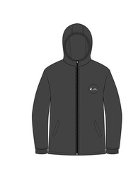 [244] Jacket Waterproof Grey (4-14) and adult sizes (XS-S)