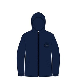 Jacket Waterproof Navy (12-14) and adult sizes (XS-2XL)