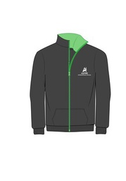 PE Jacket Grey x Green (5-14) and adult sizes (XS-5XL)