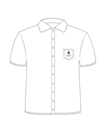 Shirt  S.S. White adult sizes (XS-XL)