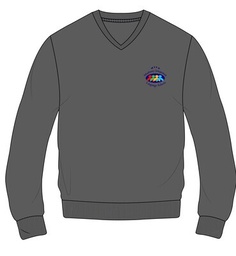 [260] Pullover Grey adult sizes (XS-3XL)