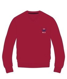 Pullover Red (2-14) and adult sizes (XS-M)