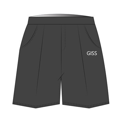Short  with elastic waistband (2-7) (Grey)