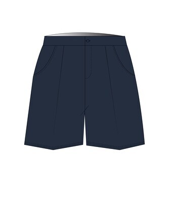 [277] Shorts Elastic Waist Indigo (5-14)