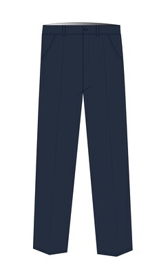 [277] Trousers Elastic Waist Indigo (5-14)