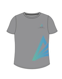 [244] PE T-Shirt S.S. Grey adult sizes (XS-5XL)